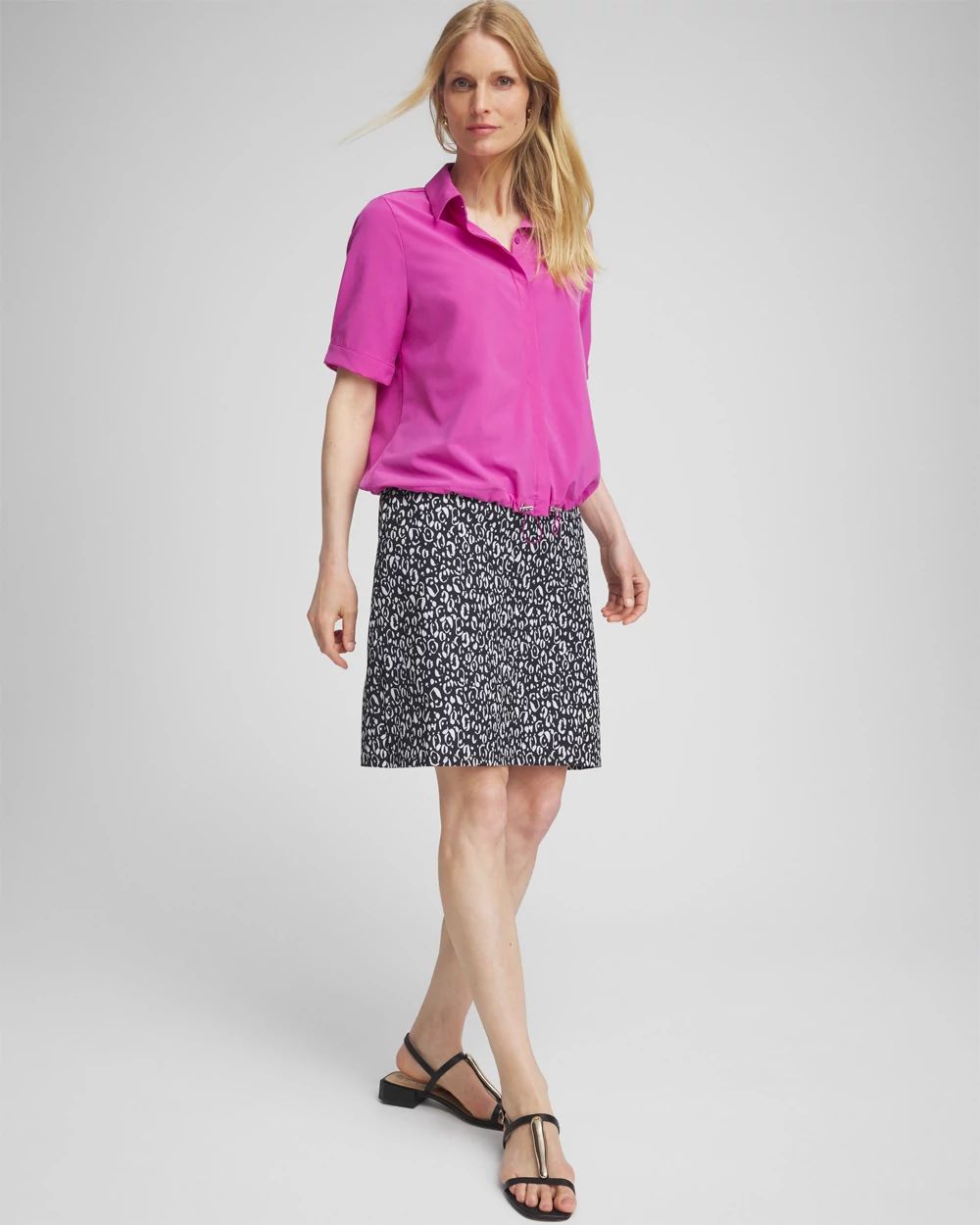 chico Zenergy® Scuba Bungee-Sleeve Tee | Chico's